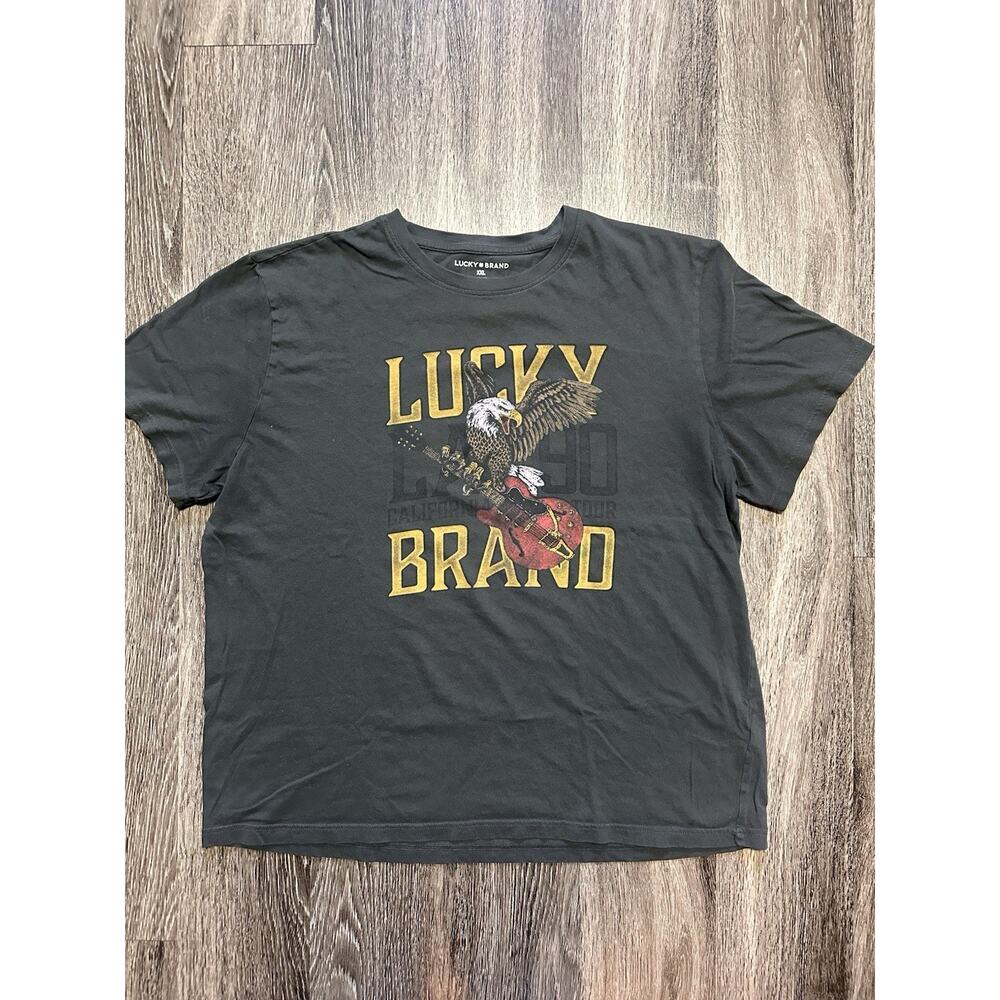 Lucky Brand classic american eagle logo XXL t shirt vintage